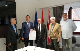 Gradonačelnik Bosilj i dožupanica Zagorec primili članove Akademije arhitektonske umjetnosti i znanosti Hrvatske