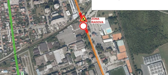 Zbog radova na sustavu odvodnje kod S-PARK-a preusmjerava se promet
