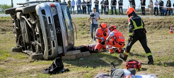 Simulirana teška prometna nesreća s više ozlijeđenih osoba
