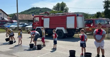 FOTO U Leskovcu Topličkom održano popularno vatrogasno natjecanje