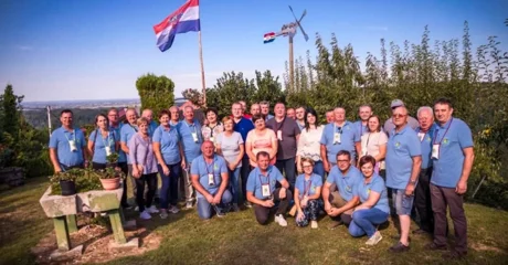 FOTO Uz vino, štrukle i pjesmu podignut 17. Klopotec u Varaždinskim Toplicama