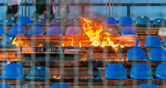 Hajduk mora platiti 15.000 eura zbog Torcidinog paljenja južne tribine u Varaždinu