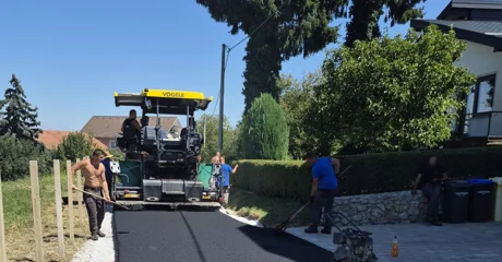 Pri kraju radovi na asfaltiranju ceste na Varaždin Bregu