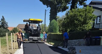 Pri kraju radovi na asfaltiranju ceste na Varaždin Bregu