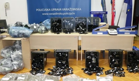 U poslovnom prostoru policija zatekla hrpu droge, dvojac uhićen!