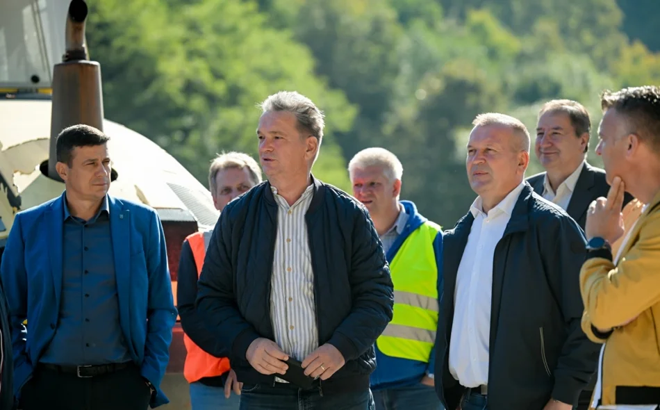 Radovi na retenciji Čret pri samome završetku