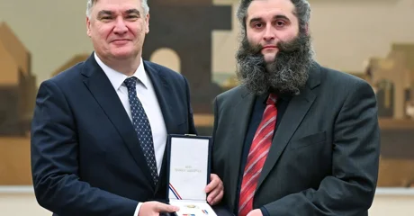 Zoran Hercigonja primio Red Danice hrvatske s likom Antuna Radića
