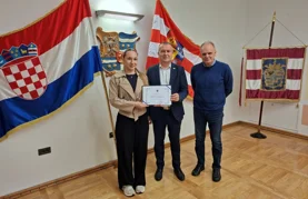 Prijem za Mateja Križanića i Lorenu Horvat, osvajače medalja iz matematike i boksa