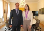 Prijem za Amandu Mlinarić i predstavnike Varaždinskog streličarskog kluba