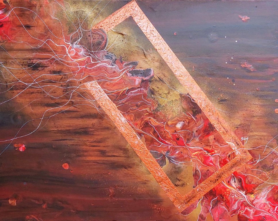 Niti Snjezana Novotny 80x100 mix media 2024jpg