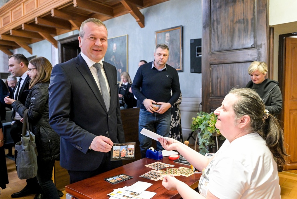 Predstavljanje postanske marke Dvorci Hrvatske foto Varazdinska zupanija 2 20250210